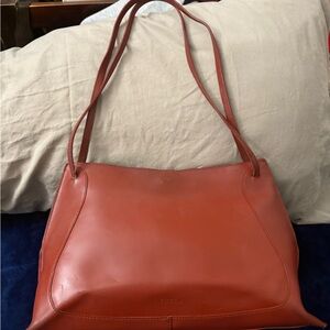 Furla Women's Elegant Rust Shoulder Bag